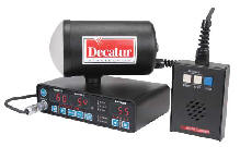 Decatur police mobile radar gun.