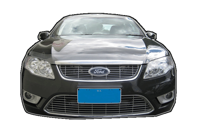 GF100 laser jammer: Falcon XR6 front.