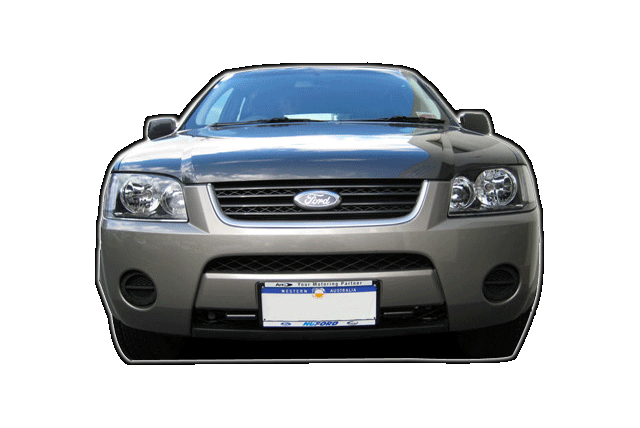 GF100 police laser gun jammer, picture of Ford Territory installation.