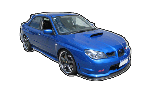 GF100 police laser gun jammer: Subarua WRX STI.