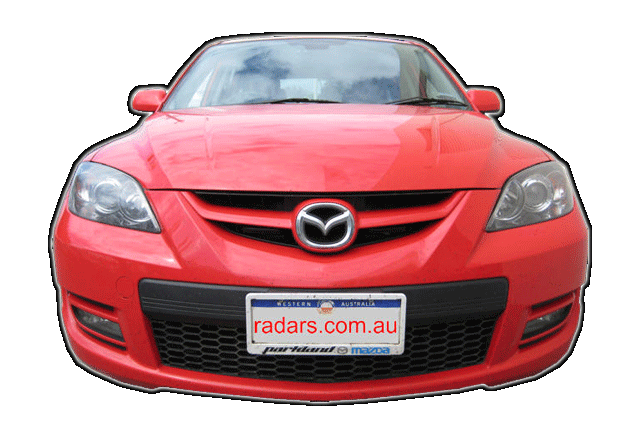 GF100 Laser Gun Jammer: Installed to Mazda sedan.