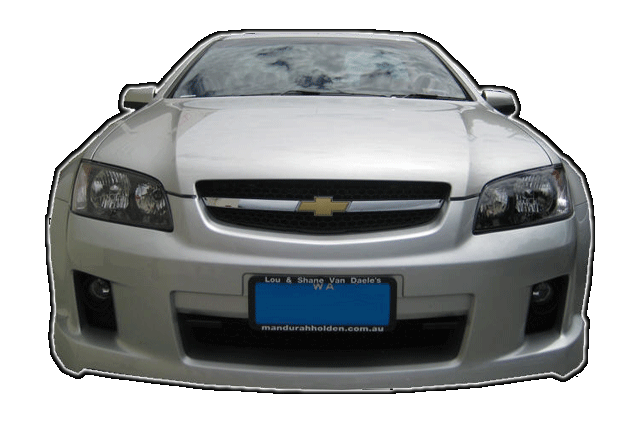 GF100 Laser Gun Jammer: Installed to Commodore VE Ute front.