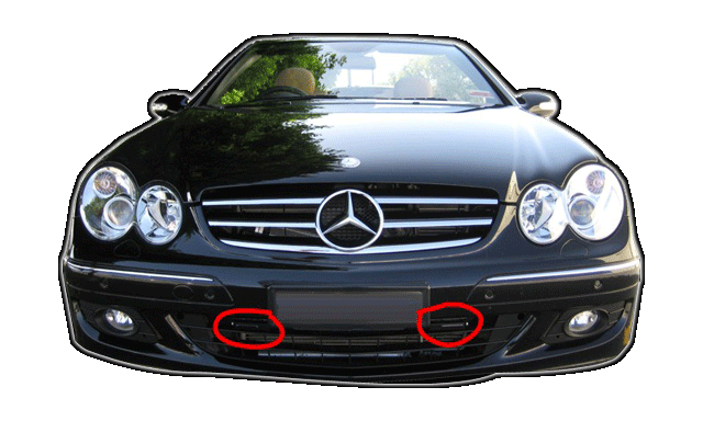 GF100 Laser Jammer: Mercedes SLK500.